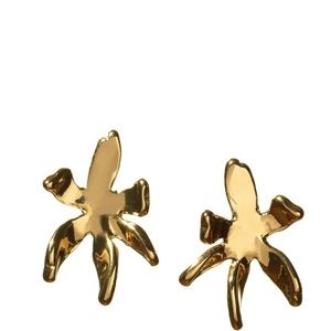 Lele Sadoughi Paper Lily Stud Earrings NWT